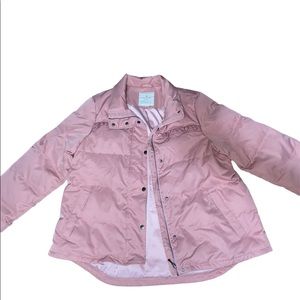 Kate spade ruffle yoke puffer jacket